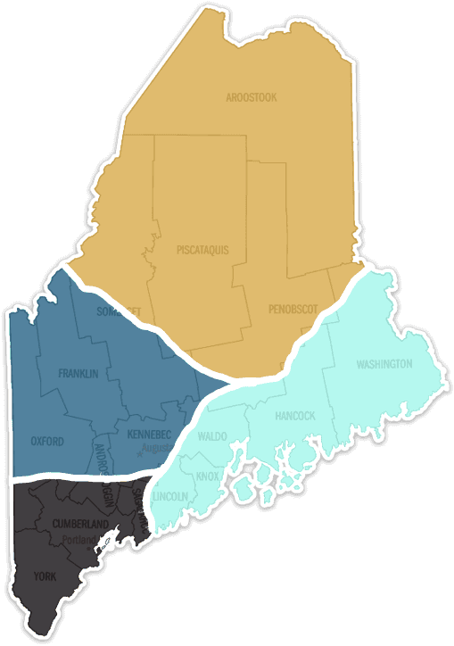 Maine fellows map